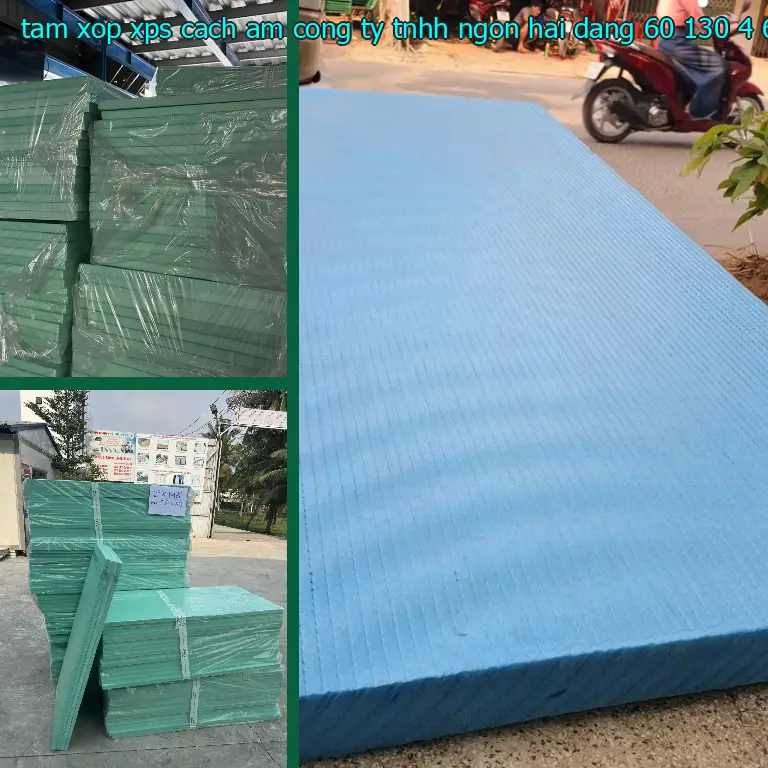 Kích thước tấm xốp XPS cách âm Công ty TNHH Ngọn Hải Đăng: 60*130*4.6 cm Kích thước tấm xốp XPS cách âm Công ty TNHH Ngọn Hải Đăng: 60*130*4.6 cm
