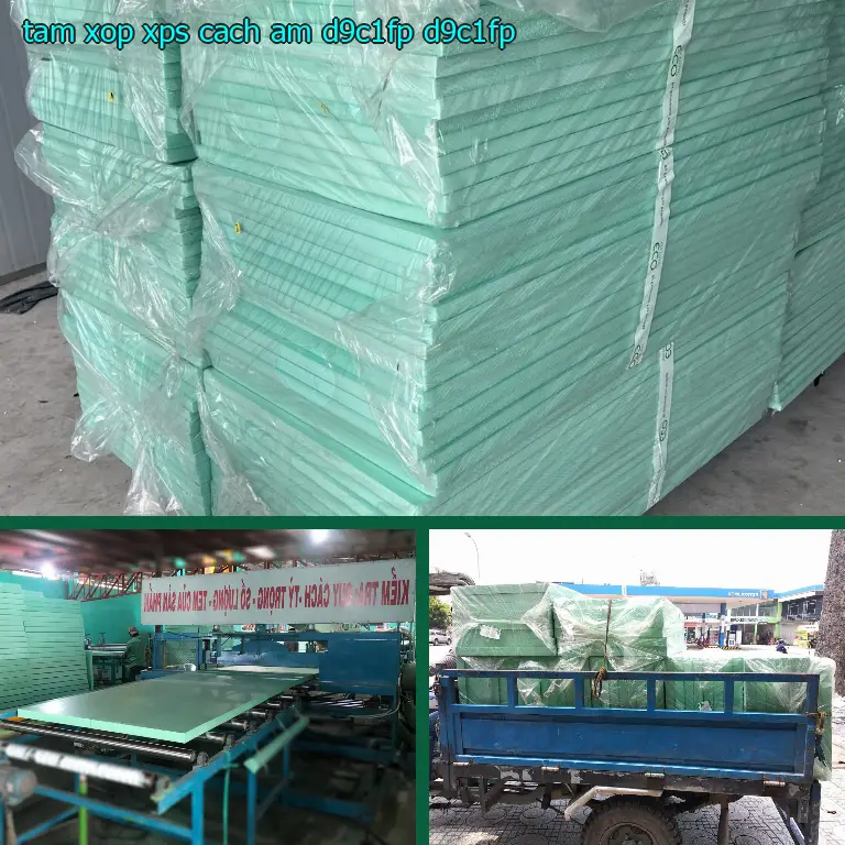 Model tấm xốp XPS cách âm D9C1FP: D9C1FP Model tấm xốp XPS cách âm D9C1FP: D9C1FP