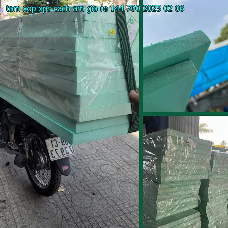 Ngày sản xuất tấm xốp XPS cách âm giá rẻ 144.700₫: 2025-02-06