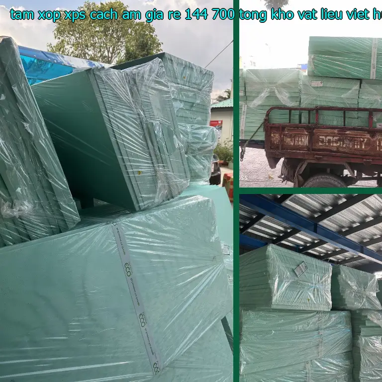 Nhà sản xuất tấm xốp XPS cách âm giá rẻ 144.700₫: Tổng kho vật liệu Việt Hưng