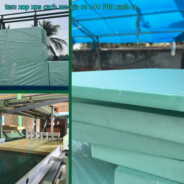 Màu sắc tấm xốp XPS cách âm giá rẻ 144.700₫: Xanh lá