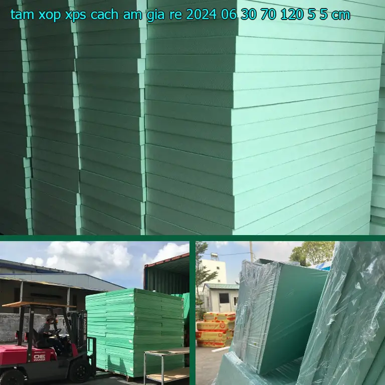 Kích thước tấm xốp XPS cách âm giá rẻ 2024-06-30: 70*120*5.5 cm Kích thước tấm xốp XPS cách âm giá rẻ 2024-06-30: 70*120*5.5 cm