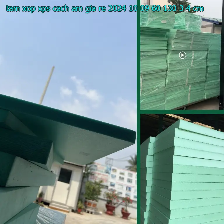 Kích thước tấm xốp XPS cách âm giá rẻ 2024-10-09: 60*130*3.4 cm Kích thước tấm xốp XPS cách âm giá rẻ 2024-10-09: 60*130*3.4 cm
