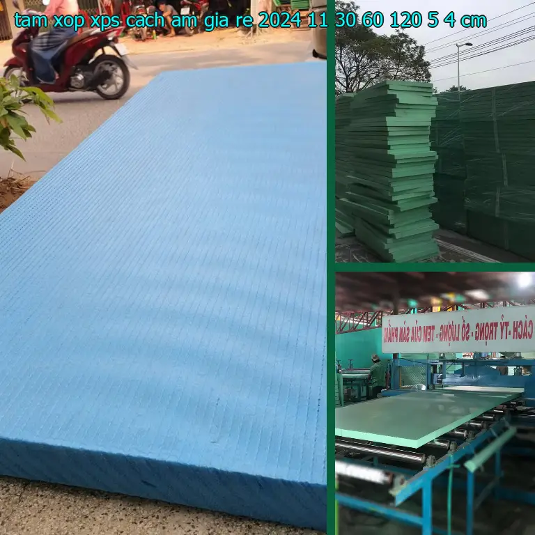 Kích thước tấm xốp XPS cách âm giá rẻ 2024-11-30: 60*120*5.4 cm