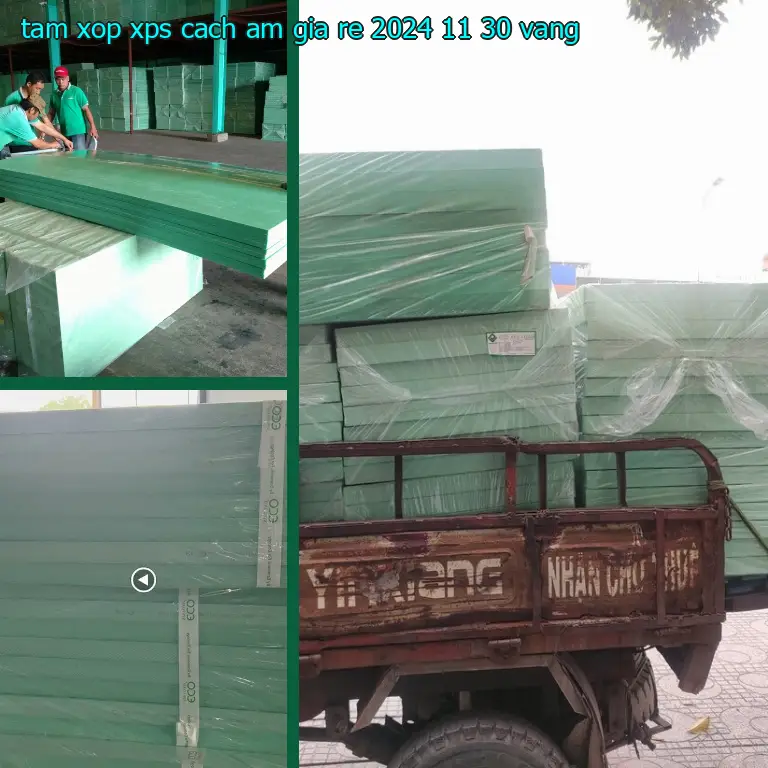Màu sắc tấm xốp XPS cách âm giá rẻ 2024-11-30: Vàng