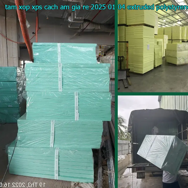 Chất liệu tấm xốp XPS cách âm giá rẻ 2025-01-04: Extruded Polystyrene Foam