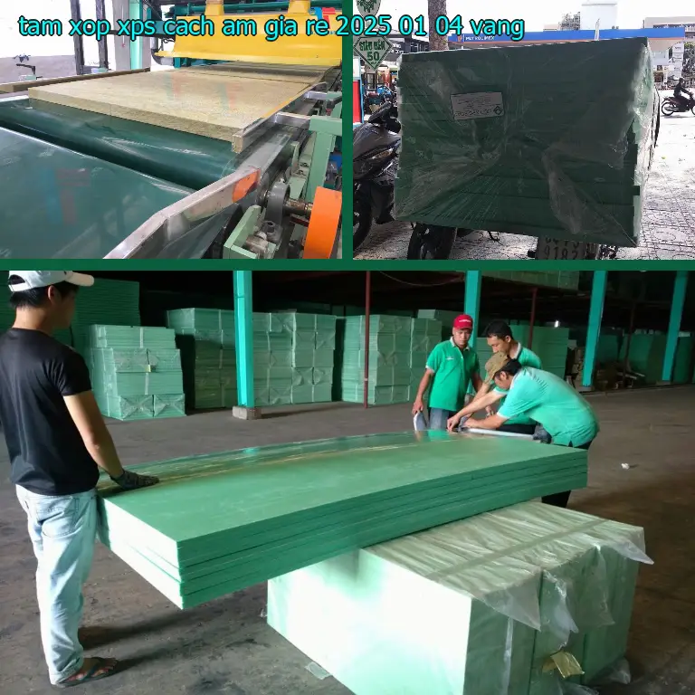 Màu sắc tấm xốp XPS cách âm giá rẻ 2025-01-04: Vàng