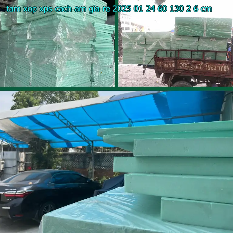 Kích thước tấm xốp XPS cách âm giá rẻ 2025-01-24: 60*130*2.6 cm Kích thước tấm xốp XPS cách âm giá rẻ 2025-01-24: 60*130*2.6 cm