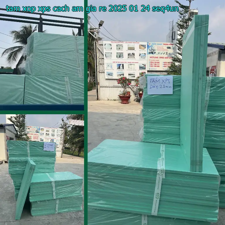 Model tấm xốp XPS cách âm giá rẻ 2025-01-24: SEQ4UN Model tấm xốp XPS cách âm giá rẻ 2025-01-24: SEQ4UN