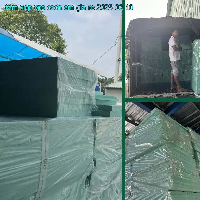 Tấm xốp XPS cách âm giá rẻ 2025-02-10