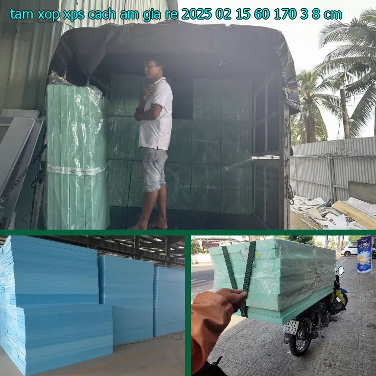 Kích thước tấm xốp XPS cách âm giá rẻ 2025-02-15: 60*170*3.8 cm Kích thước tấm xốp XPS cách âm giá rẻ 2025-02-15: 60*170*3.8 cm