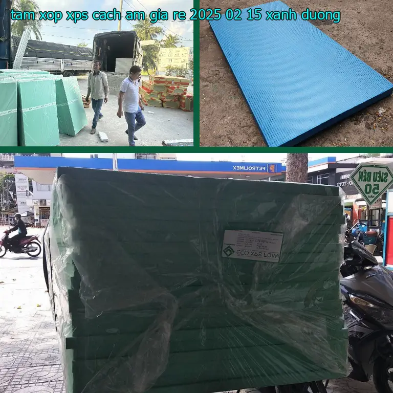 Màu sắc tấm xốp XPS cách âm giá rẻ 2025-02-15: Xanh dương Màu sắc tấm xốp XPS cách âm giá rẻ 2025-02-15: Xanh dương