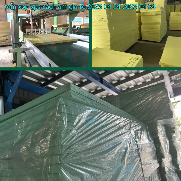 Ngày sản xuất tấm xốp XPS cách âm giá rẻ 2025-04-24: 2025-04-24