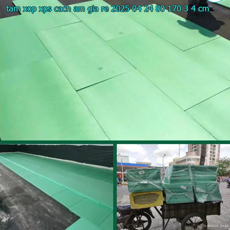 Kích thước tấm xốp XPS cách âm giá rẻ 2025-04-24: 80*170*3.4 cm
