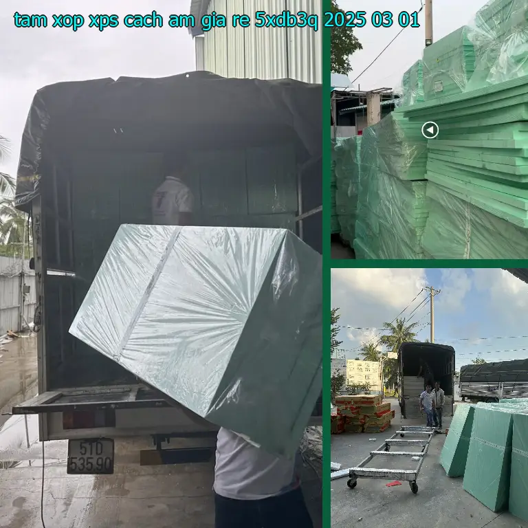Ngày sản xuất tấm xốp XPS cách âm giá rẻ 5XDB3Q: 2025-03-01