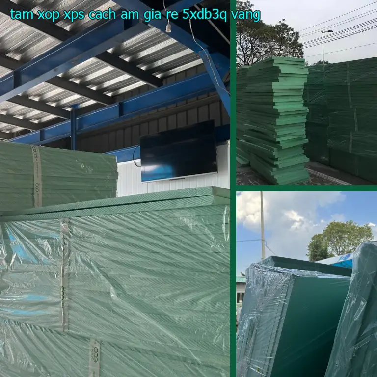 Màu sắc tấm xốp XPS cách âm giá rẻ 5XDB3Q: Vàng