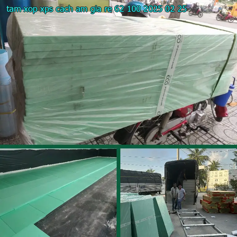 Ngày sản xuất tấm xốp XPS cách âm giá rẻ 62.100₫: 2025-02-25 Ngày sản xuất tấm xốp XPS cách âm giá rẻ 62.100₫: 2025-02-25