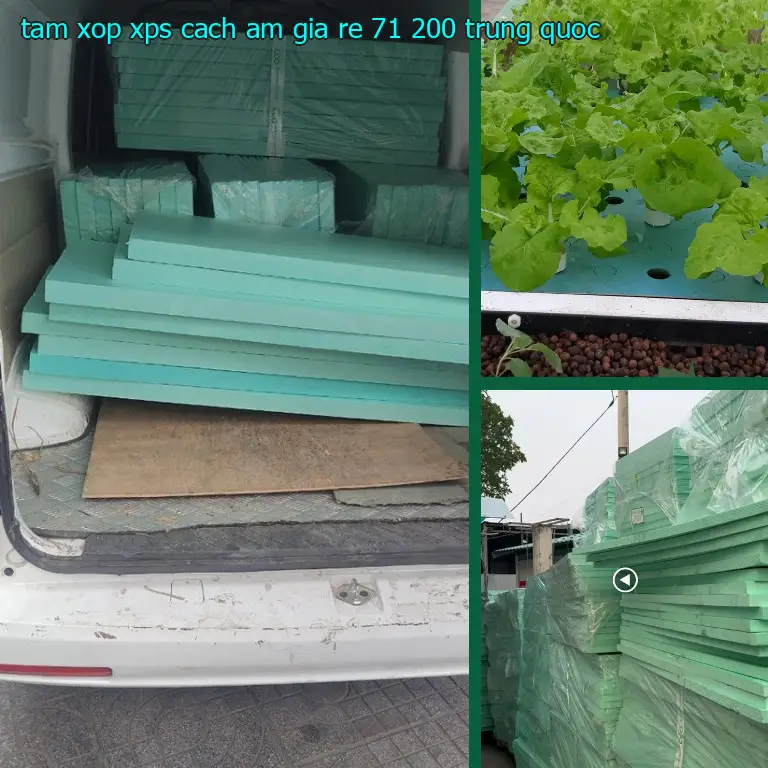 Xuất xứ tấm xốp XPS cách âm giá rẻ 71.200₫: Trung Quốc