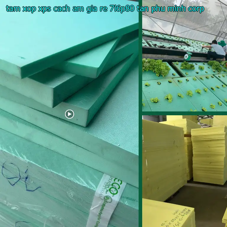 Nhà sản xuất tấm xốp XPS cách âm giá rẻ 7L6P80: Tân Phú Minh Corp Nhà sản xuất tấm xốp XPS cách âm giá rẻ 7L6P80: Tân Phú Minh Corp
