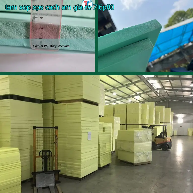 Tấm xốp XPS cách âm giá rẻ 7L6P80