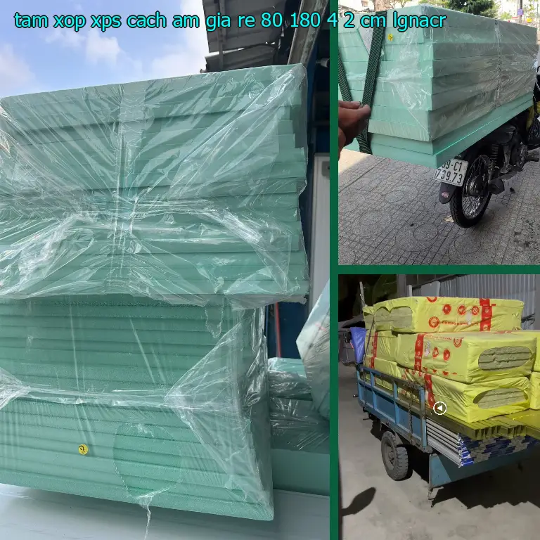 Model tấm xốp XPS cách âm giá rẻ 80*180*4.2 cm: LGNACR