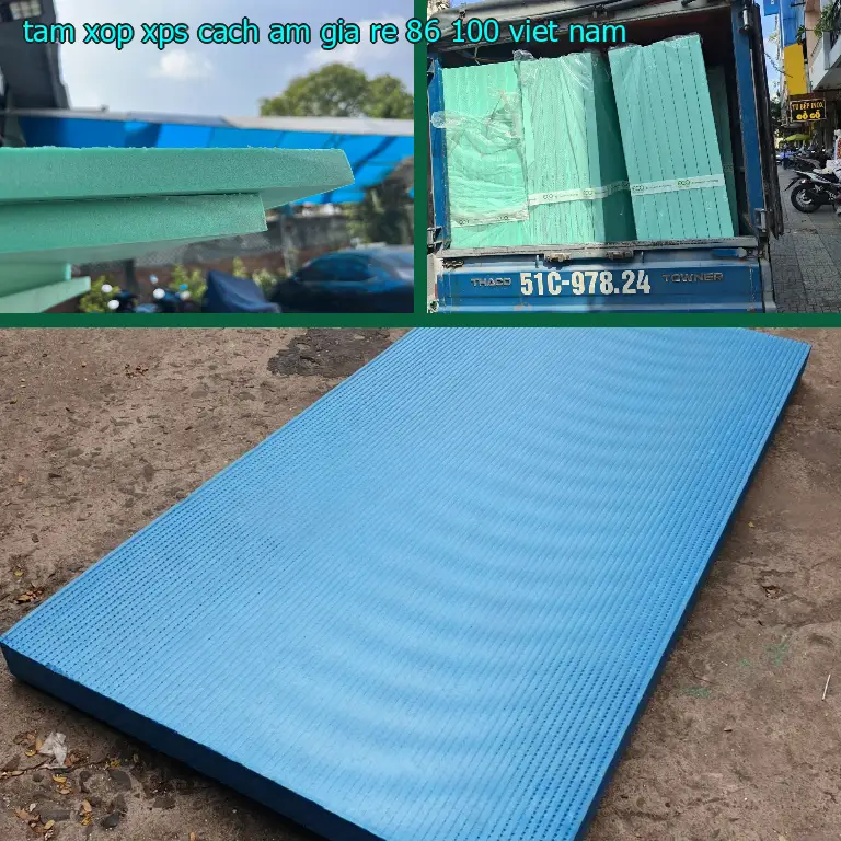 Xuất xứ tấm xốp XPS cách âm giá rẻ 86.100₫: Việt Nam