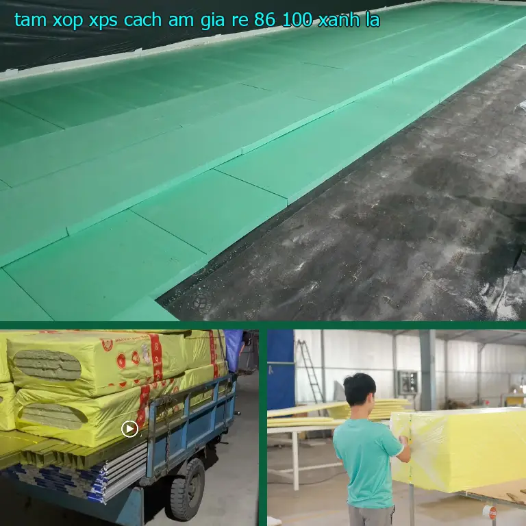 Màu sắc tấm xốp XPS cách âm giá rẻ 86.100₫: Xanh lá