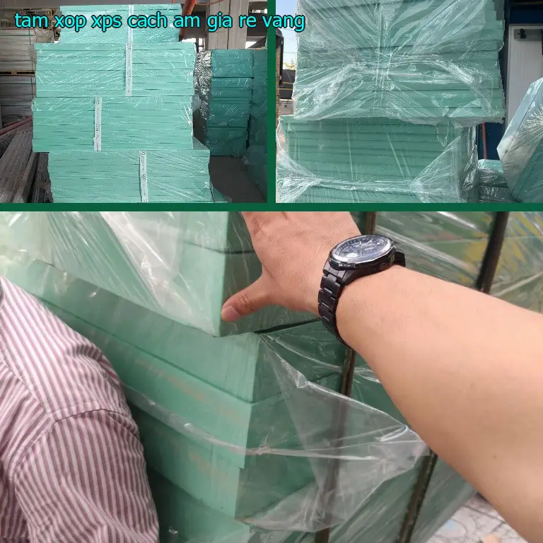 Tấm xốp XPS cách âm giá rẻ Vàng