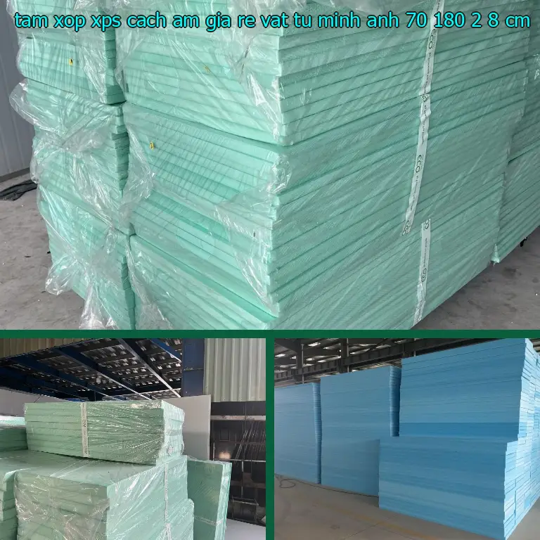 Kích thước tấm xốp XPS cách âm giá rẻ Vật tư Minh Anh: 70*180*2.8 cm Kích thước tấm xốp XPS cách âm giá rẻ Vật tư Minh Anh: 70*180*2.8 cm