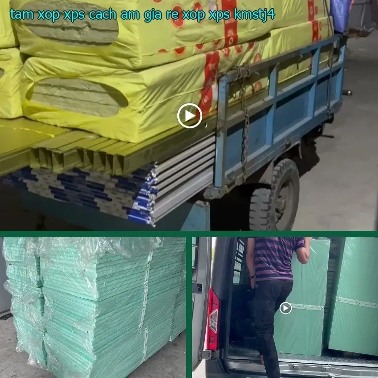 Model tấm xốp XPS cách âm giá rẻ Xốp XPS: KMSTJ4