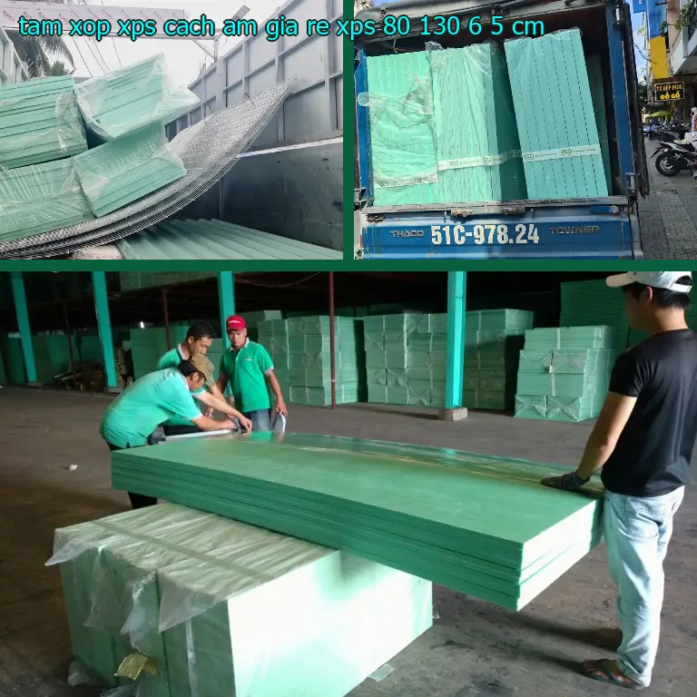 Kích thước tấm xốp XPS cách âm giá rẻ XPS: 80*130*6.5 cm Kích thước tấm xốp XPS cách âm giá rẻ XPS: 80*130*6.5 cm
