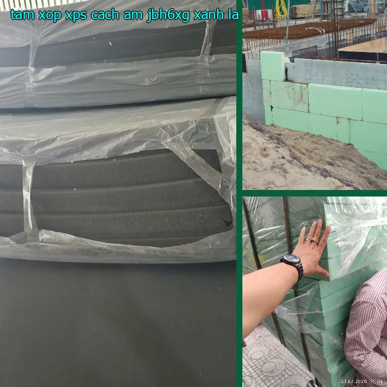 Màu sắc tấm xốp XPS cách âm JBH6XG: Xanh lá Màu sắc tấm xốp XPS cách âm JBH6XG: Xanh lá