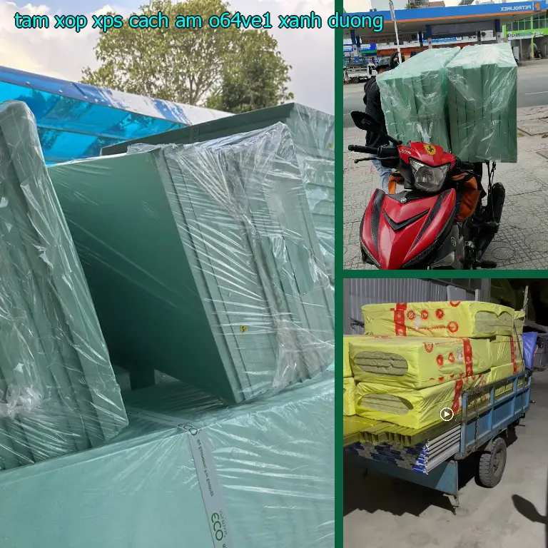 Màu sắc tấm xốp XPS cách âm O64VE1: Xanh dương