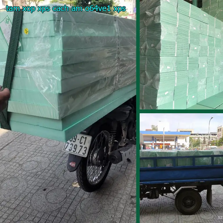 Chất liệu tấm xốp XPS cách âm O64VE1: XPS