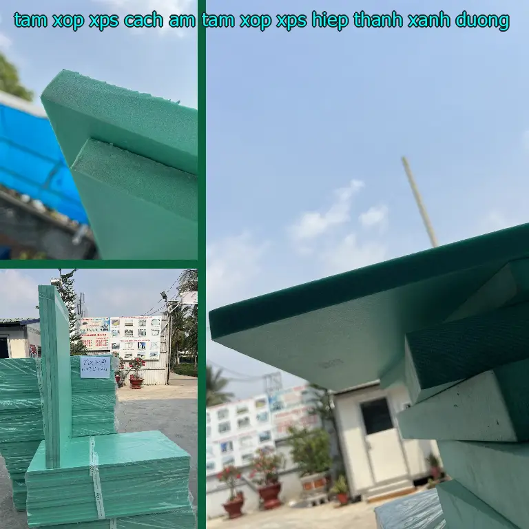 Màu sắc tấm xốp XPS cách âm Tấm xốp XPS Hiệp Thành: Xanh dương