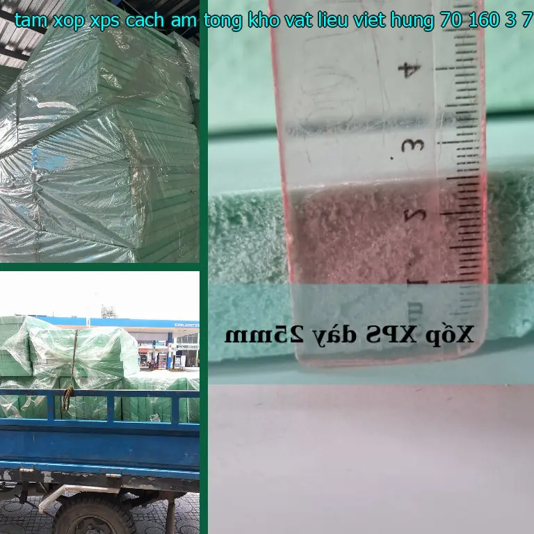 Kích thước tấm xốp XPS cách âm Tổng kho vật liệu Việt Hưng: 70*160*3.7 cm Kích thước tấm xốp XPS cách âm Tổng kho vật liệu Việt Hưng: 70*160*3.7 cm