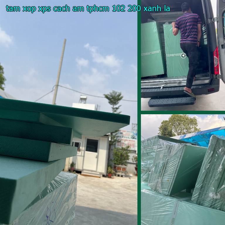 Màu sắc tấm xốp XPS cách âm TpHCM 102.200₫: Xanh lá