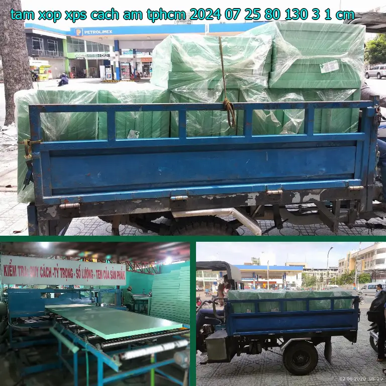 Kích thước tấm xốp XPS cách âm TpHCM 2024-07-25: 80*130*3.1 cm