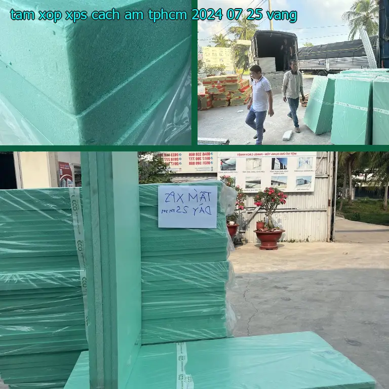 Màu sắc tấm xốp XPS cách âm TpHCM 2024-07-25: Vàng