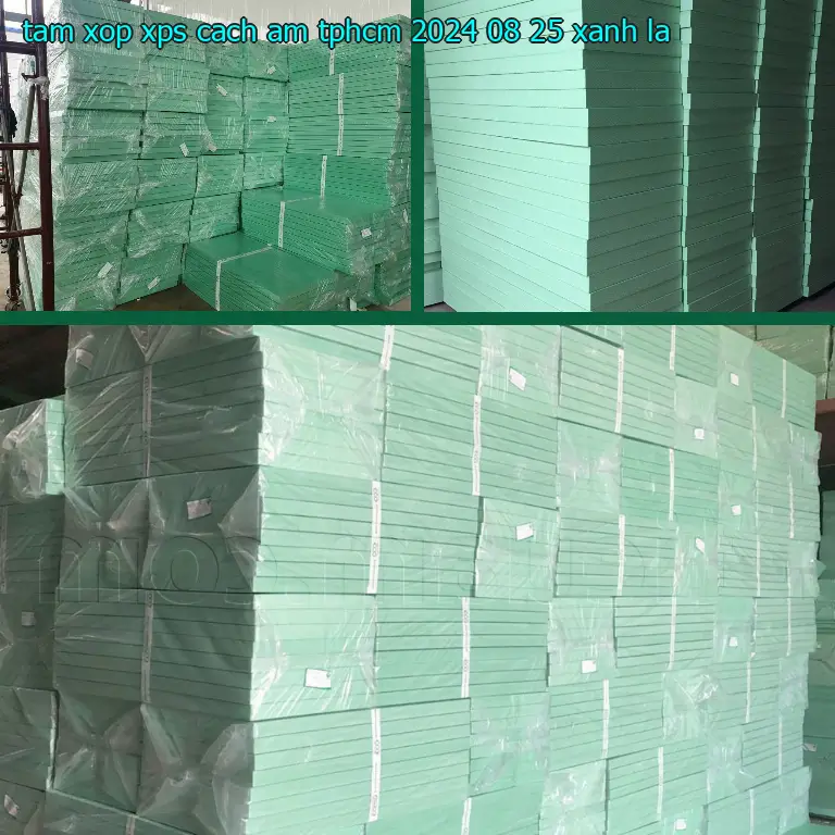 Màu sắc tấm xốp XPS cách âm TpHCM 2024-08-25: Xanh lá