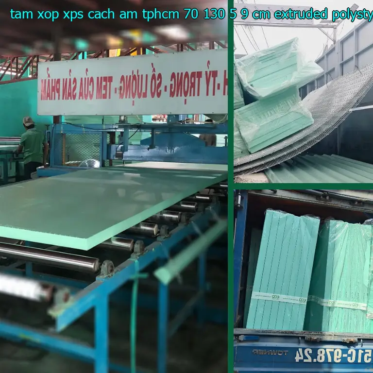 Chất liệu tấm xốp XPS cách âm TpHCM 70*130*5.9 cm: Extruded Polystyrene Chất liệu tấm xốp XPS cách âm TpHCM 70*130*5.9 cm: Extruded Polystyrene