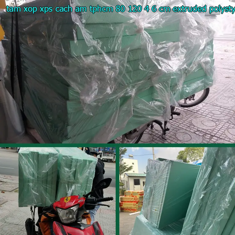 Chất liệu tấm xốp XPS cách âm TpHCM 80*120*4.6 cm: Extruded Polystyrene Chất liệu tấm xốp XPS cách âm TpHCM 80*120*4.6 cm: Extruded Polystyrene