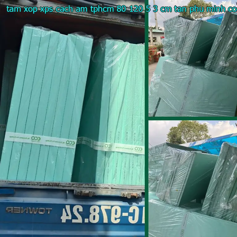 Nhà sản xuất tấm xốp XPS cách âm TpHCM 80*120*5.3 cm: Tân Phú Minh Corp Nhà sản xuất tấm xốp XPS cách âm TpHCM 80*120*5.3 cm: Tân Phú Minh Corp