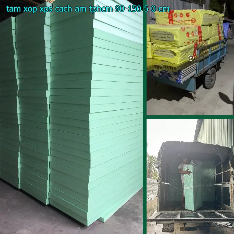 Tấm xốp XPS cách âm TpHCM 90*150*5.0 cm