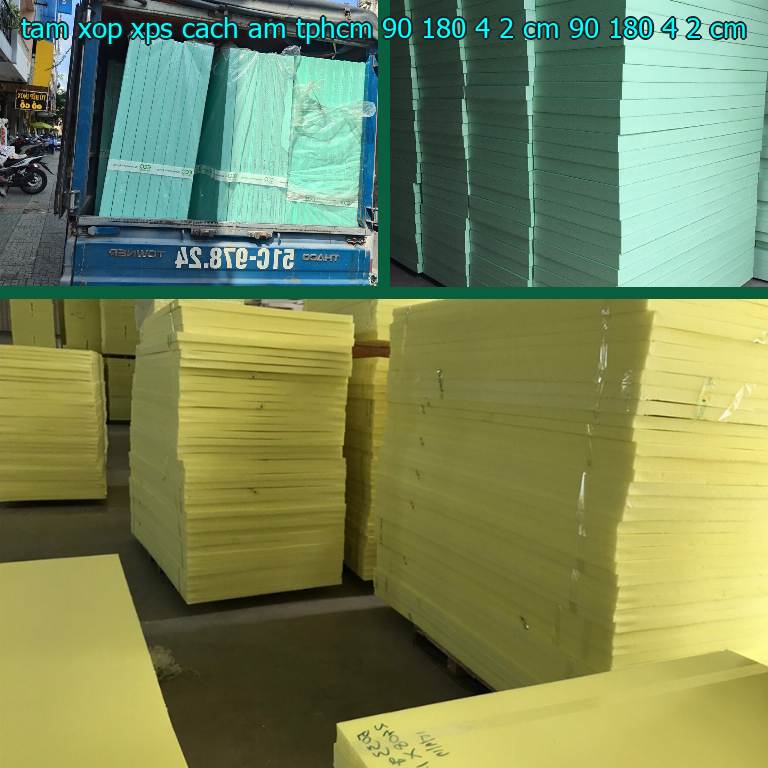 Kích thước tấm xốp XPS cách âm TpHCM 90*180*4.2 cm: 90*180*4.2 cm