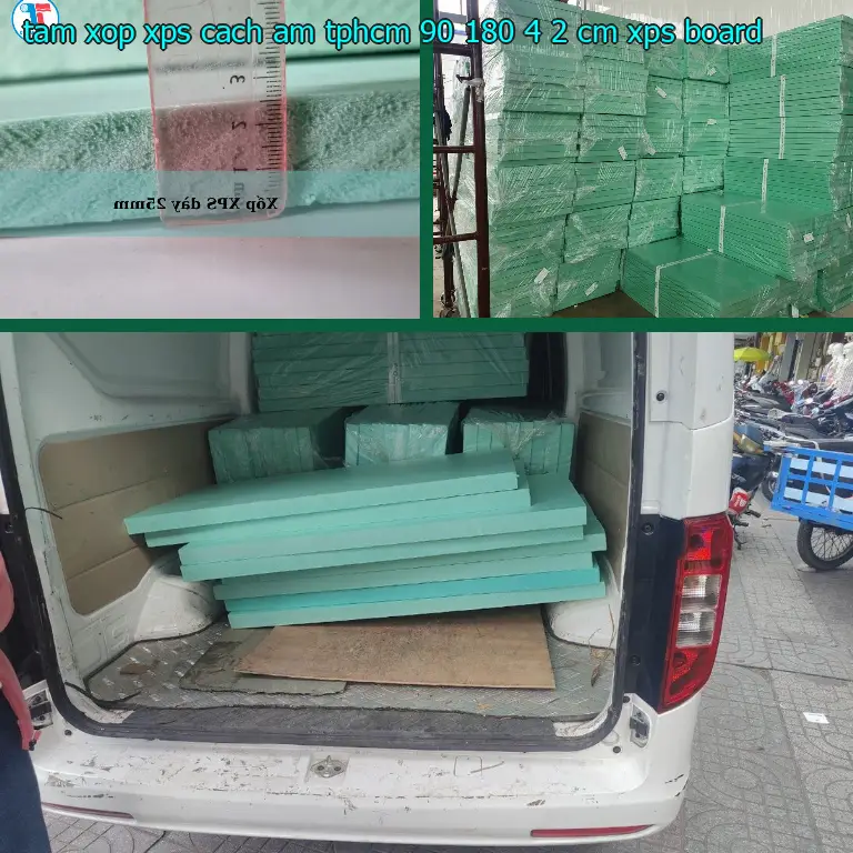 Danh mục tấm xốp XPS cách âm TpHCM 90*180*4.2 cm: XPS Board