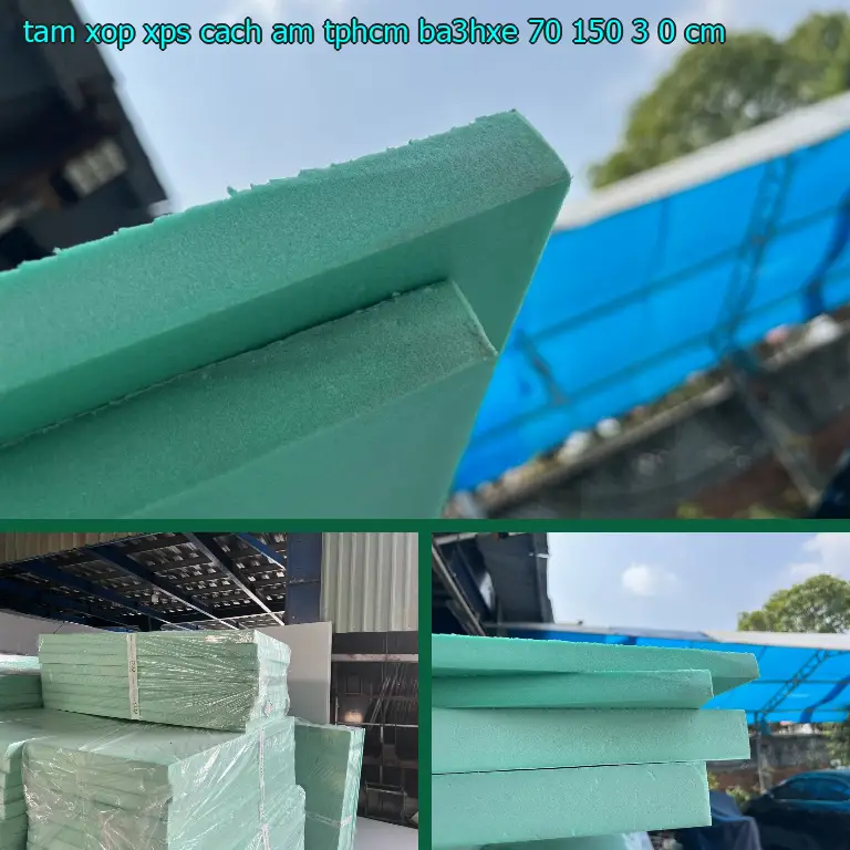Kích thước tấm xốp XPS cách âm TpHCM BA3HXE: 70*150*3.0 cm
