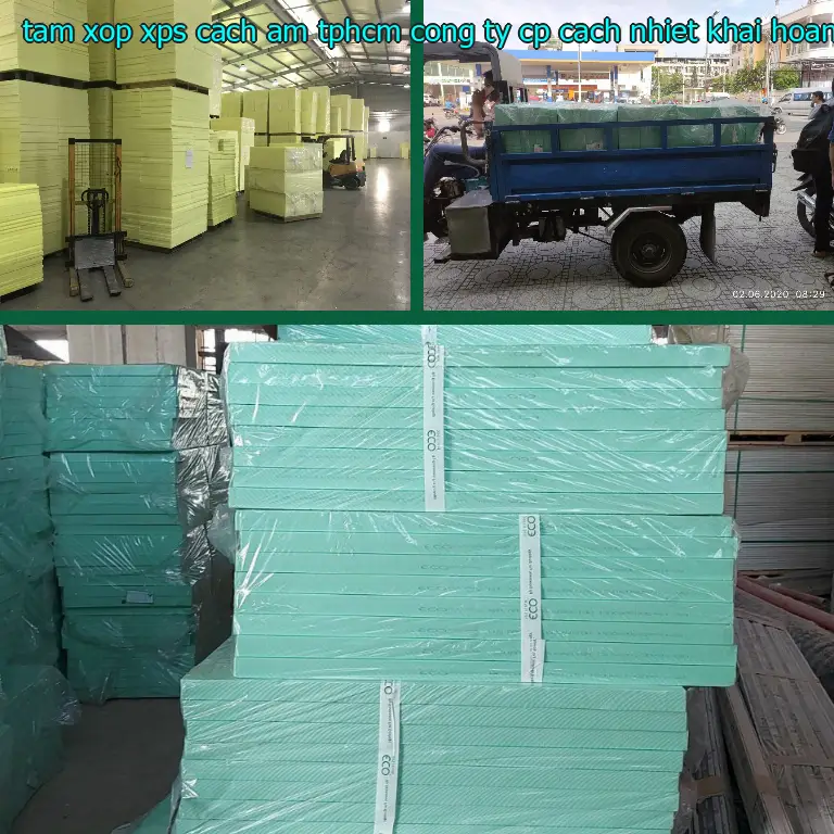 Danh mục tấm xốp XPS cách âm TpHCM Công ty CP cách nhiệt Khải Hoàn: XPS Foam Danh mục tấm xốp XPS cách âm TpHCM Công ty CP cách nhiệt Khải Hoàn: XPS Foam