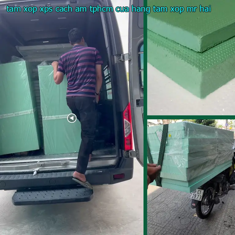 Tấm xốp XPS cách âm TpHCM Cửa hàng tấm xốp Mr.HẢI