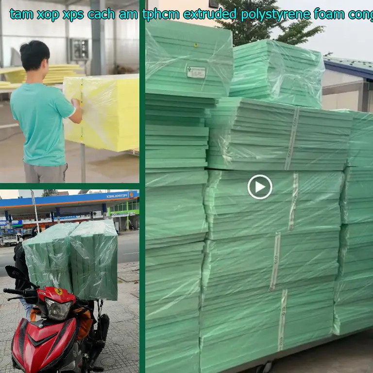 Nhà sản xuất tấm xốp XPS cách âm TpHCM Extruded Polystyrene Foam: Công ty TNHH TM - DV - phát triển Việt Hưng